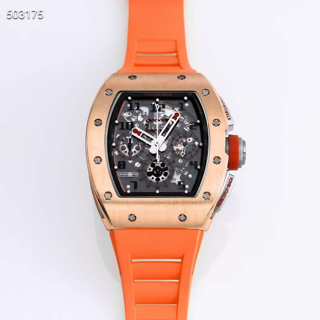 리차드밀 2023 RM011 FM 오렌지스트랩 시계 워치